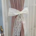 thumbnail image 4 of 2Pcs Lace Bow Curtain Tiebacks Lace Holder Curtain Tie Rope Back Holdbacks Tie Rope for Home Office Hotel Home Decor, 4 of 5
