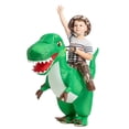 thumbnail image 6 of GOOSH 48 inch Inflatable Dinosaur Costume for Kids, Kids Halloween Costume for Unisex Boys Girls, Funny Blow Up Costumes for Halloween Party Cosplay, 6 of 8
