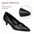 thumbnail image 3 of CHICVOMEY Comfortable Women Kitten Heel Pumps with Arch Support Lightweight and Non-Slip Fashion & Versatile Suitable for Work and Party, 3 of 8