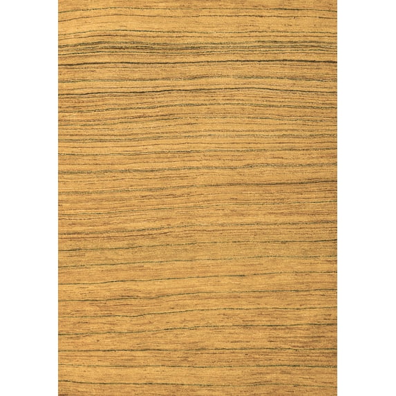 Ahgly Company Indoor Rectangle Abstract Brown Modern Area Rugs, 7' x 9'
