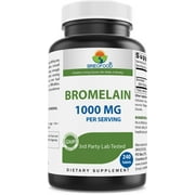 Brieofood Bromelain 1000mg per Serving 240 Tablets - Proteolytic Digestive Enzyme - Supports Healthy Digestion, Joint Health, Nutrient Absorption
