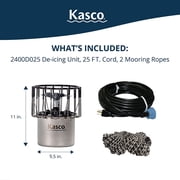 Kasco 1/2HP Pond & Lake De-Icer | 120V/25ft Power Cord|2400D025|Dock DeIcer