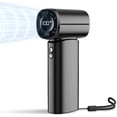 thumbnail image 1 of 2025 Newest Portable Handheld Fan, 100 Speed Adjustable Mini Turbo Fan, 6000mAh, 1 of 5