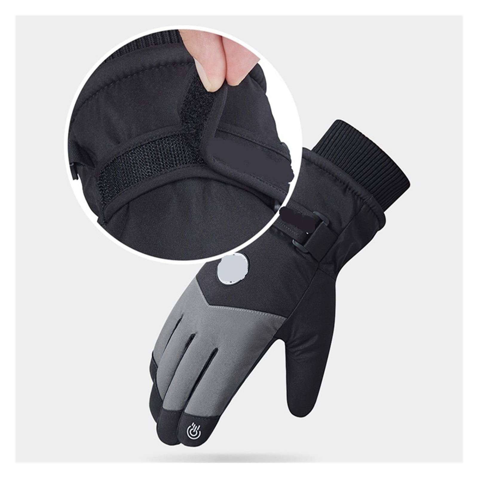 Winter Unisex Ski Gloves ,Plus Velvet Warm Waterproof Touch Screen Gloves ,Flexible and Comfortable