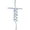 thumbnail image 3 of Peace Cross - Metal Wall Art, 3 of 6