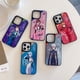 thumbnail image 2 of CaseTify Funda De Teléfono Con Caja De Espejo EVA De Anime Para iPhone 11 12 13 14 Pro Max 14Plus Alta Calidad A Prueba De Golpes Proteger Carcasa De Silicona TPU Cubierta Trasera Dura, 2 of 4