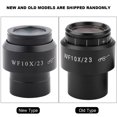 thumbnail image 4 of Microscope Eyepiece 10X, Wide Angle Microscope Eyepiece, GWF004 WF10X/23 For Biological Microscopy Office School, 4 of 8