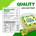 thumbnail image 3 of Diced Candied Citron, Glazed Citron Peel for Baking, Candied Fruit or Fruitcake, Fruit Snacks, Chewy and slightly sticky, No GMO, Vegan, Kosher- 1Lb, 3 of 9
