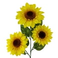 thumbnail image 4 of Mainstays 28 in Yellow Artificial Sunflower Stems, Set of 6, Indoor Use., 4 of 8