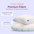 thumbnail image 3 of Mellow White Puff Pillow Standard, 3 of 12