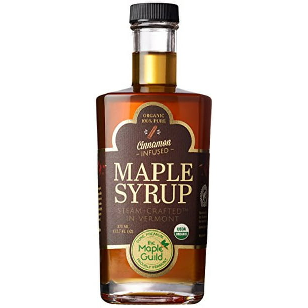 The Maple Guild Organic Maple Syrup Cinnamon Infused Case Of 6 375 Ml