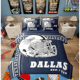 thumbnail image 1 of Erosebridal Literie de Rugby Format Grand Lit pour Ados, Ensembles de Literie de Football Américain Format Grand Lit, Déco de Joueur de Sports, Réversible, 1 of 5