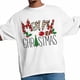 thumbnail image 3 of Camisetas gráficas informales de manga corta para hombre con frase "Árbol de Navidad alegre", 3 of 8
