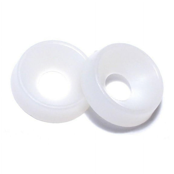 #10 x 13/64" x 37/64" x 5/32" Nylon Plastic Finishing Washers FNWSR-062 (30 pcs.)