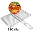 thumbnail image 3 of Panier de Barbecue Grill Filet de Steak Viande Poisson /.Fad7 Siz, 3 of 8