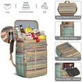 thumbnail image 4 of Abstract Vintage Insulated Backpack Cooler - 20L Soft Cooler Bag, Floral Design for Camping, 4 of 6