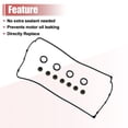thumbnail image 5 of Unique Bargains 1 Set 12341-PR4-A00 Engine Valve Cover Gasket for Honda CR-V L4 2.0L 1997-2001, 5 of 6