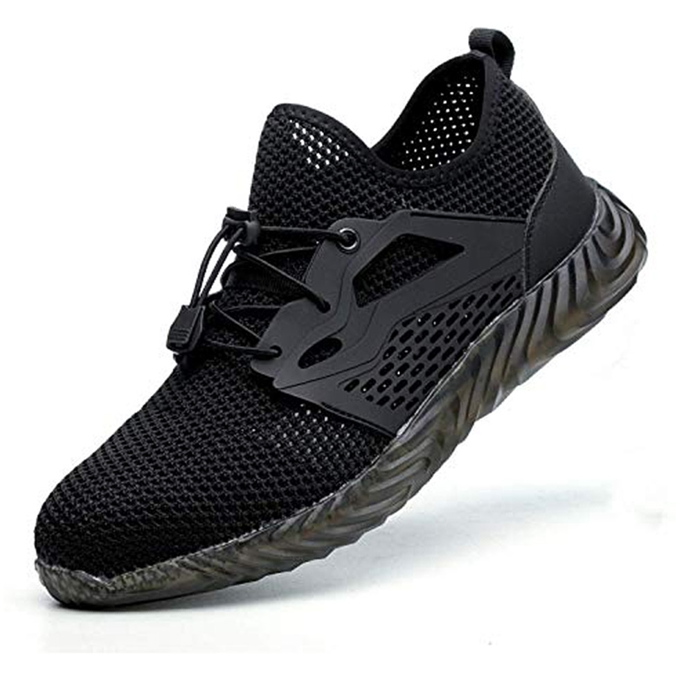 tesyyke Men Indestructible Shoes Ryder Steel Toe Safety Boot Military Workers Sneakers