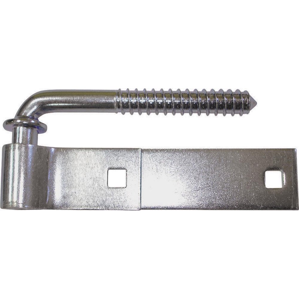 ProSource Screw Hook And Eye Door Hinge, 6 In L X 11/4 In W, Steel, Zinc Plated