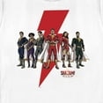 thumbnail image 2 of Women's Shazam! Fury of the Gods Heroes Group Portrait Graphic Tee White 2X Large, 2 of 4