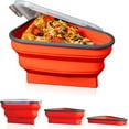 thumbnail image 1 of The Perfect Pizza Pack - Reusable Pizza Storage Container - Adjustable Pizza Slice Container to Organize & Save Space, Microwave & Dishwasher Safe, 1 of 5