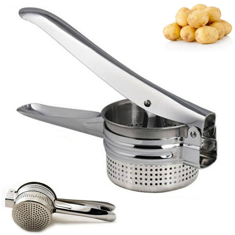 Zulay Efficient Large 15oz Potato Ricer - Ricer for Mashed Potatoes, Heavy  Duty Potato Ricer Stainless Steel, Ricer Kitchen Tool for Perfect Mashed  Potatoes - Just Right Every Time (Silver) - Yahoo Shopping