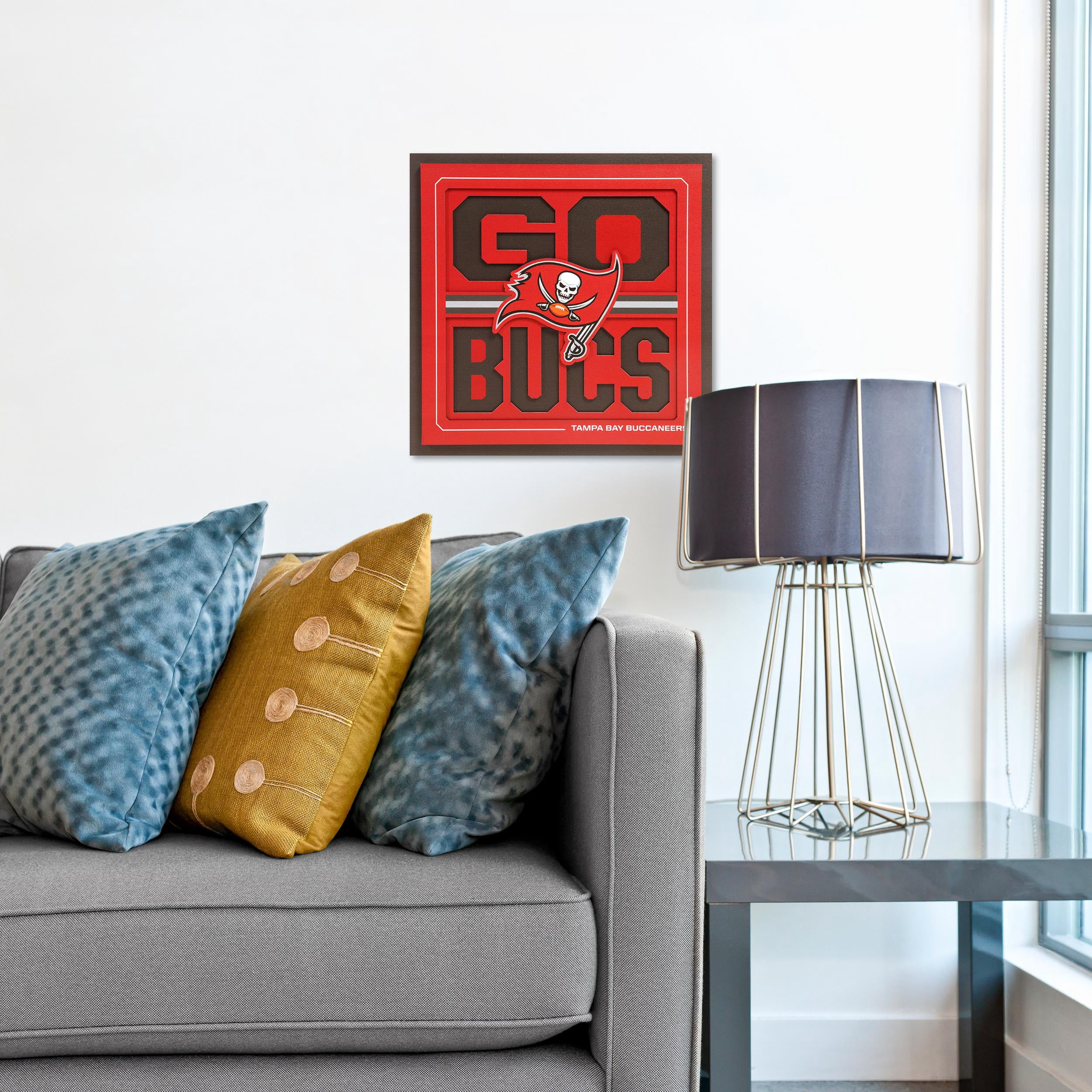 YouTheFan NFL Tampa Bay Buccaneers Slogan Series 3D Wall Art