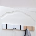 thumbnail image 2 of 2 Perchas de Ropa Plegables de Madera Montadas en La Pared con Gancho Sunnimix Gancho de madera montado en la pared, 2 of 8