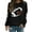 Black, variant on Baberdicy Sweatshirt for Women Funny Football Shirts for Women Football Mom Sweatshirt Women's Crewneck Sweatshirt Pullover Sweaters for Women Black