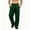 Army Green, variant on Mens Fleece Straight Leg Sweatpants Loose Fit Casual Workout Elastic Waist Drawstring Open Bottom Lounge Pants with Deep Side Pockets Black M
