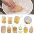 thumbnail image 3 of RYGRZJ Natural Luffa Dishwashing Cloth Loofah Scrub Pad Dish Pot Easy To Clean н(, 3 of 5