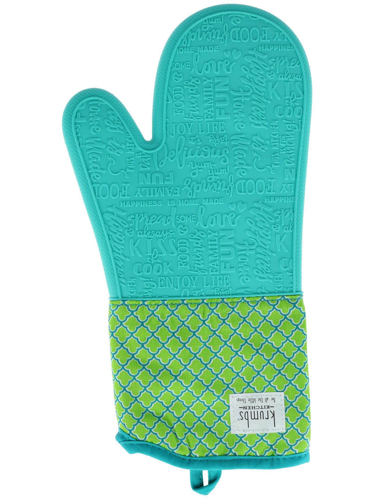Krumbs Kitchen Patterned Silicone Oven Mitt
