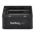 thumbnail image 3 of StarTech.com Dual-Bay USB 3.0 to SATA Hard Drive Docking Station, USB Hard Drive Dock, External 2.53.5 SATA IIIIII, SSDHDD Docking Station, Hot-Swap Hard Drive Bay - Top-Loading - Storage controller - 2.5", 3.5" - SATA 6Gb/s - USB 3.0 - black - for P/N: SVA12M5NA, 3 of 9