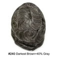 thumbnail image 2 of LYRICAL HAIR Toupee for Men 0.04-0.06mm Ultra Thin Skin Mens Toupee Hairpiece Human Hair Replacement Systems All V-Looped PU Toupee Hair for Men Natural Hairline Mens Hair Wig Units, 2 of 7