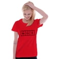 thumbnail image 3 of Ba Co N Bacon Food Science Nerd Geeky Womens Slim Fit Graphic Tee Brisco Brands M, 3 of 5