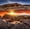 Mesa Arch Sunrise Canyonlands II, variant on Elephant Stock Mesa Arch Sunrise Canyonlands Ii Wall Art - Horizontal Multi Panel Canvas - Living Room Wall Decor - Nature Multi Panel - Blue And Brown Decor By Scott Stulberg - 23" x 14"
