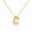 Gold Letter C, variant on Initial Bubble Necklaces for Women A-Z Letter Name Gold Plated Stainless Steel Chunky Pendant Personalized Statement Delicate Alphabet Charm Elegant Dainty Jewelry Gold Letter I