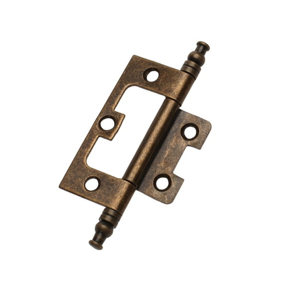 1pcs Solid Brushed Finished Flush Hinge, Concealed Hinges, Corner Rotating Hinge