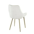 thumbnail image 4 of LumiSource Diana Solid Back Dining Side Chair - Set of 2, 4 of 6