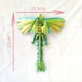 thumbnail image 3 of Dynamic Crystal Dragon 3D Printed Articulated Dragon,Laser Purple, 3 of 4