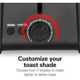 thumbnail image 4 of Hamilton Beach Contemporary 2 Slice Toaster with Wide Slots, Bagel Function, Toast Boost, Auto Shutoff, 22997FG, 4 of 7