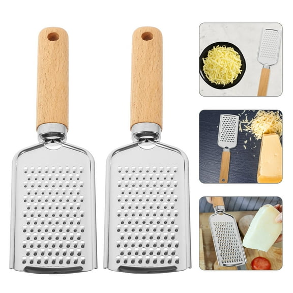 GOOHOCHY  2 Pcs Multifunctional Cheese Grater Shredder for Food Preparation
