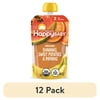 (12 pack) Happy Baby Clearly Crafted, Stage 2 Organic Baby Food, Bananas Sweet Potatoes & Papaya, 4 oz. Pouch
