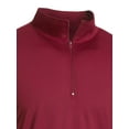 thumbnail image 2 of Expert Brand USA-Made Men's 1/4 Zip Athletic Training Top, Crimson, Large, 2 of 4