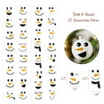 thumbnail image 2 of Wrapables Snowman Face Stickers for Crafts, Christmas Decoration for Windows, Refrigerators, Water Bottles, Cups (Set of 32), Classic, 2 of 6