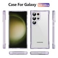 thumbnail image 5 of for Samsung Galaxy S24 Ultra Transparent Back Case, Stylish Frosted Lightweight Drop Protective Ultra Slim Shockproof Anti-scratch Anti-fingerprint Back Case Cover for Samsung Galaxy S24 Ultra, Purple, 5 of 8