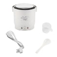 thumbnail image 1 of Olla arrocera eléctrica portátil multifuncional de 170 W y 1 L, vaporera para el hogar (blanca), 1 of 9