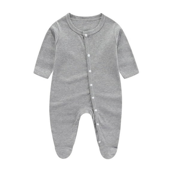 Weryoung Girls Baby Boys Print Romper Jumpsuit Lovely Onesie,Grey,0-3 Months