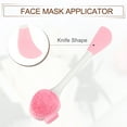 thumbnail image 5 of Unique Bargains Silicone Facial Cleansing Brush Multifunction Handheld Face Scrubber for Skincare Pink White 6.30"x1.57", 5 of 7