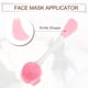 thumbnail image 5 of Cepillo de limpieza facial de silicona Unique Bargains, limpiador de cara multifuncional de mano para el cuidado de la piel 6.30"x1.57" rosa y blanco, 5 of 7
